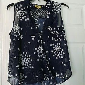 4th of July sheer top